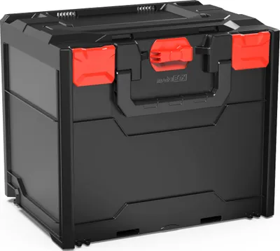 Produktbild von Werkzeugkoffer MetaBox S | HxBxT 34x30x40cm | 31 Liter | Mit Deck- & Frontgriff | ABS-Kunststoff | Verschlüsse Rot | Werkzeugkoffer, Transportbox, Systemkoffer
