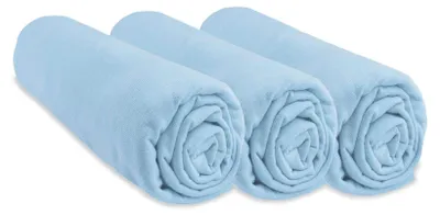 Imagen del producto de Sábana ajustable para cuna y cuna de viaje, 40 x 80 cm, elástica hasta 40 x 90 cm, transpirable