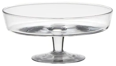 Produktbild von Glasschale auf Fuß CYLINDER H. 10,5cm D. 24,5cm rund transparent Hakbijl