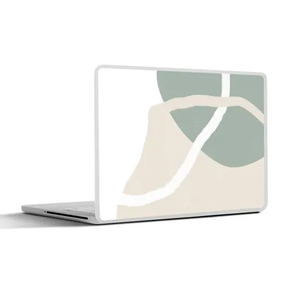 Produktbild von MuchoWow® Laptop Aufkleber Sticker Cover Minimalismus - Pastell - Gestaltung 31x22.5 cm - Laptop-Deko