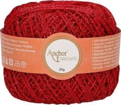 Zdjęcie produktu dla Anchor Metallic 318 Przędza szydełkowa