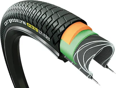 Image de CST pneus Brooklyn Pro 26 x 2.15 (55-559) noir