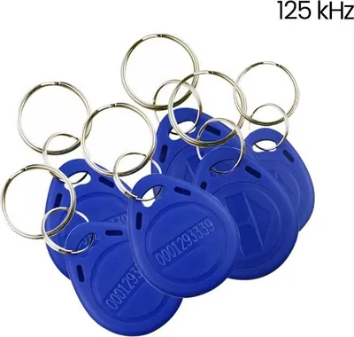 Obrázek produktu pro Sada 10 klíčenek RFID s kódem RFID HD-RKF07