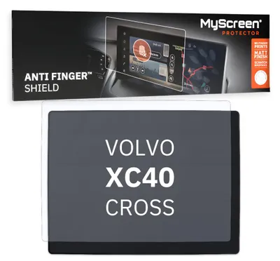 Produktbild von Autofolie für das Hauptdisplay, MyScreen Anti Finger Shield für Volvo XC40 I (2022-2026), matt