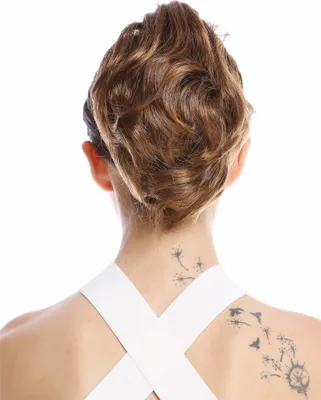 Produktbild von WIG ME UP Zopf Pferdeschwanz kurz voluminös wellig Braun Blond Gesträhnt 1028-V-4T27