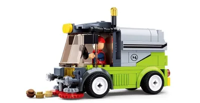 Produktbild von kehrmaschine Town junior 4,5 x 14,1 cm 136-teilig