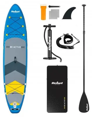Obrázok produktu pre Paddleboard SUP REBEL ACTIVE RBA-4500BL, modrý, 11'6" 350x81x15cm