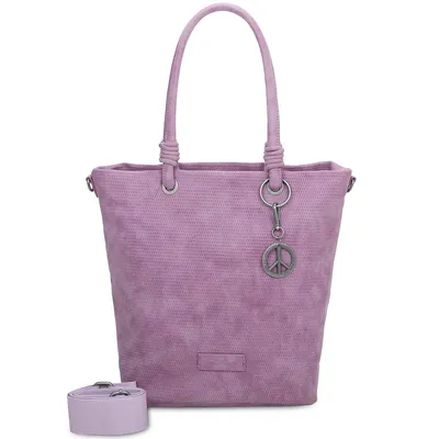 Produktbild von Fritzi Bo02 Sunny Shopper Handtasche Henkeltasche Schultertasche, Farbe:Dusty Lilac