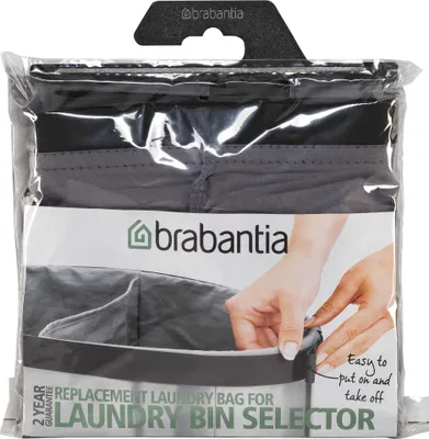 Zdjęcie produktu dla Brabantia Worek na pranie wymienny do kosza na pranie Selector 55L Szary