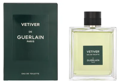Imagen del producto de Guerlain Vétiver, para mujer, 150 ml, bergamota, limón, naranja, almizcle, nuez moscada, tabaco, haba tonka, vetiver, spray