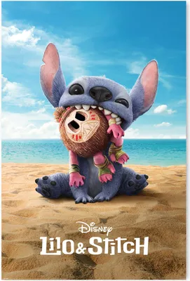 Produktbild von Lilo & Stitch Poster Moana multicolor Standard