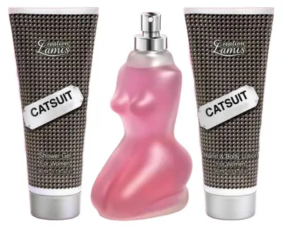 Immagine prodotto di Set regalo "Catsuit WOMEN" Eau de Parfum: profumo, gel doccia e lozione corpo