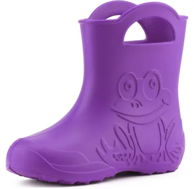 Image de Ladeheid Eva Enfants Garçons Filles Bottes de pluie LA-CA-01 (Lilla, 34/35 EU)