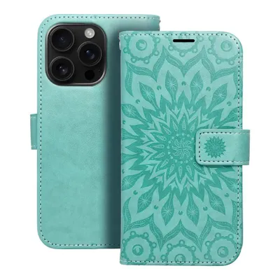 Produktbild von MEZZO Book Case passend für IPHONE 16 Pro Mandala grün