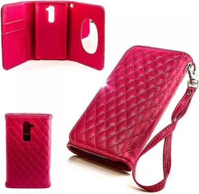 Produktbild von LG G2 (D802) Booksytle Handtasche Mirror Pink