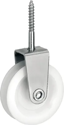 Produktbild von Vogelrolle ø 50 mm für Seil Durchmeser 8 mm mit Holzgewindeschraube, Polyamid