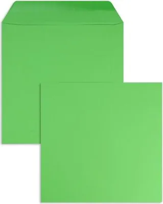 Produktbild von Briefumschläge 170x170mm 120g/qm gummiert VE=100 Stück smaragd