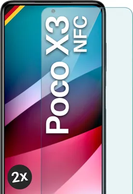 Produktbild von Glas Schutzfolie für Xiaomi Poco X3 NFC, Stückzahl:2er Set