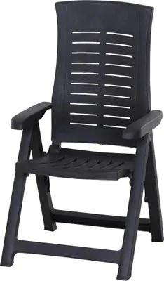 Image de PROGARDEN Chaise pliante Silver anthracite