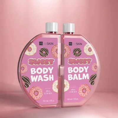 Zdjęcie produktu dla Hiskin Komplet Puzzle: Żel I Balsam Pina Colada 90Ml