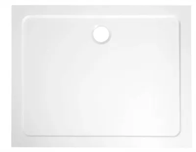 Produktbild von TECMI Gussmarmor-Duschwanne 80x70x3cm,weiß