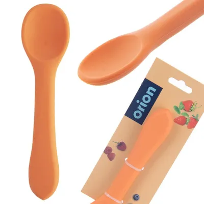Produktbild von Orion Kinderlöffel Silikonlöffel Babylöffel Kleinkindlöffel Löffel für Kinder aus Silikon 14 cm