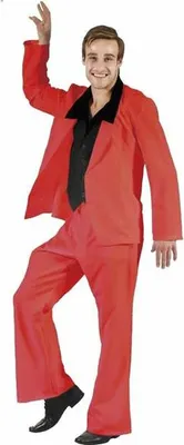 Obrázek produktu pro Převlek pro dospělé červený oblek (2 kusy)