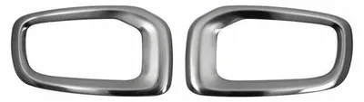 Produktbild von OMAC Rahmen Nebelscheinwerfer Nebelscheinwerfer-Blende 1708103BT Vorne für JEEP Renegade SUV (BU, B1) 280mm 190mm 40mm Edelstahl
