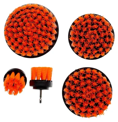 Produktbild von 17-Teiliges Bürstenaufsatz-Set für Bohrmaschine – Nylon-Reinigungsbürsten für Felgen, Polster, Auto, Küche, Fliesen – Akkuschrauber-Bürsten für Gründliche Reinigung