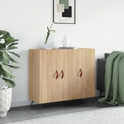 Obrázek produktu pro vidaXL Příborník Sonoma Dub 90x34x80 cm odvozený výrobek ze dřeva