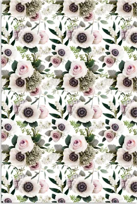 Produktbild von MuchoWow® Poster Blumen - Rosen - Anemone 40x60 cm - Plakate für die Wand - Poster Babyzimmer