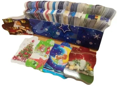 Zdjęcie produktu dla bileciki do prezentów BOŻE NARODZENIE 50szt. | 990262