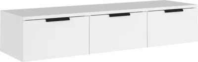 Produktbild von vidaXL Wandschrank Weiß 102x30x20 cm Holzwerkstoff