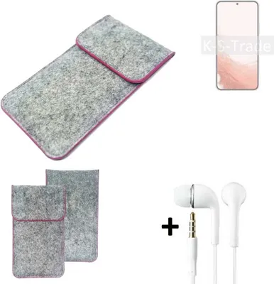 Produktbild von K-S-Trade Handy Schutz Hülle kompatibel mit Samsung Galaxy S22 Exynos Schutzhülle Handyhülle Filztasche Pouch Tasche Case Sleeve Filzhülle