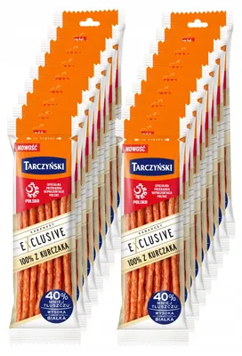 Produktbild von Tarczynski Kabanossi 100% Hähnchen 18x 90g - Cabanossi Wurst Fleischsnack