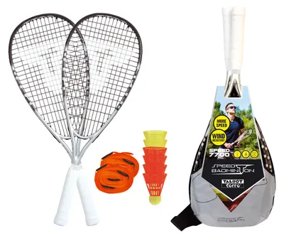 Produktbild von *Speedbadminton Set SPEED 7700 im Slingbag black/silver