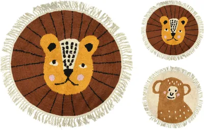 Produktbild von Kinderteppich Jungle 90cm KIDS