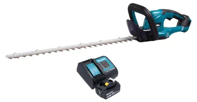 Image de Makita DUH 607 ST Cisaille à haies sans fil 18 V 60 cm + 1x batterie 5,0 Ah + chargeur