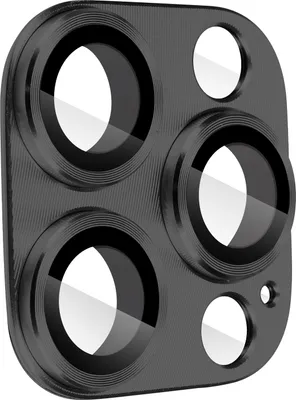Zdjęcie produktu dla Apple iPhone 14 Pro / 14 Pro Max Folia na aparat + stop aluminium czarny
