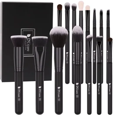 Produktbild von 15-teiliges Make-up Pinselset aus Synthetik für Gesicht und Augen