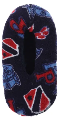 Produktbild von Paw Patrol Chase Winter Hausschuhe Pantoffeln Fleece gefüttert, Farbe:Blau, Größe:25/26 EU