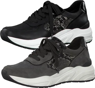 Produktbild von MARCO TOZZI Damen Halbschuhe Schnürschuhe Leder 2-23749-35, Größe:37 EU, Farbe:Schwarz