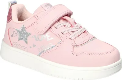 Produktbild von AMERICAN CLUB ES183 Solide Kinderschuhe mit Klettverschluss, Sneaker für Mädchen, modische Kinderschuhe, Innensohle aus Naturleder, Casual, Rosa 27