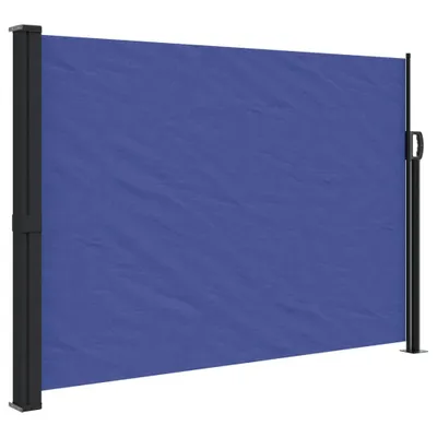 Produktbild von vidaXL Seitenmarkise Ausziehbar Blau 140x300 cm