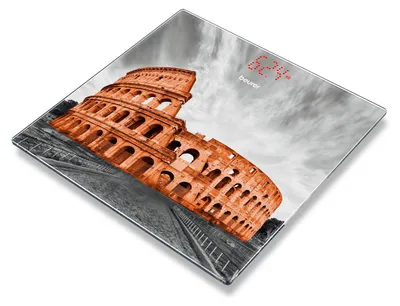 Produktbild von Beurer GS 215 ROME 75653 Elektronische Personenwaage, max. 180 kg Tragkraft, LED-Infodisplay