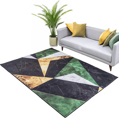 Productafbeelding van Tapijt NOVO Strado 120x160 - GNV16, kleur: Groen Marmer