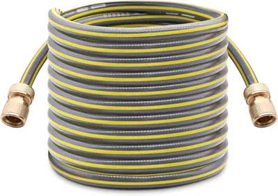 Produktbild von Gartenschlauch 2 m, 1/2" Messinganschlüsse, Leichtgewicht PVC, Für einfaches Bewässern