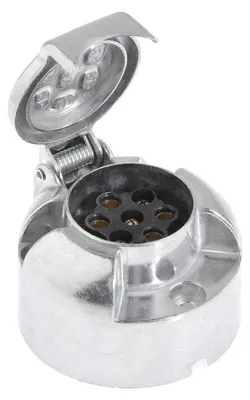 Image de Dino KRAFTPAKET 130076 : Prise de remorque 12V, 7 pôles, norme ISO 1724, type N