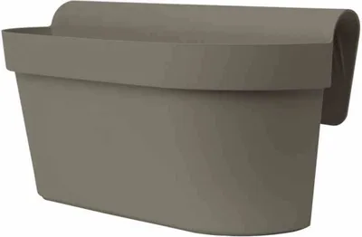 Image de Jardinière Cassetta UP 50 cm taupe