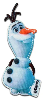 Produktbild von Disney © Frozen 2 Olaf Schneemann Eis  - Aufnäher, Bügelbild, Aufbügler, Applikationen, Patches, Flicken, Größe: 7,5 x 3,3 cm